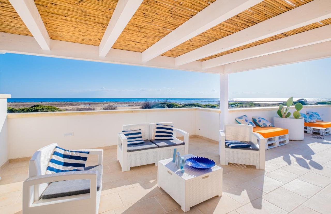 Villette Lux Fronte Spiaggia - Torre Pali Exteriér fotografie