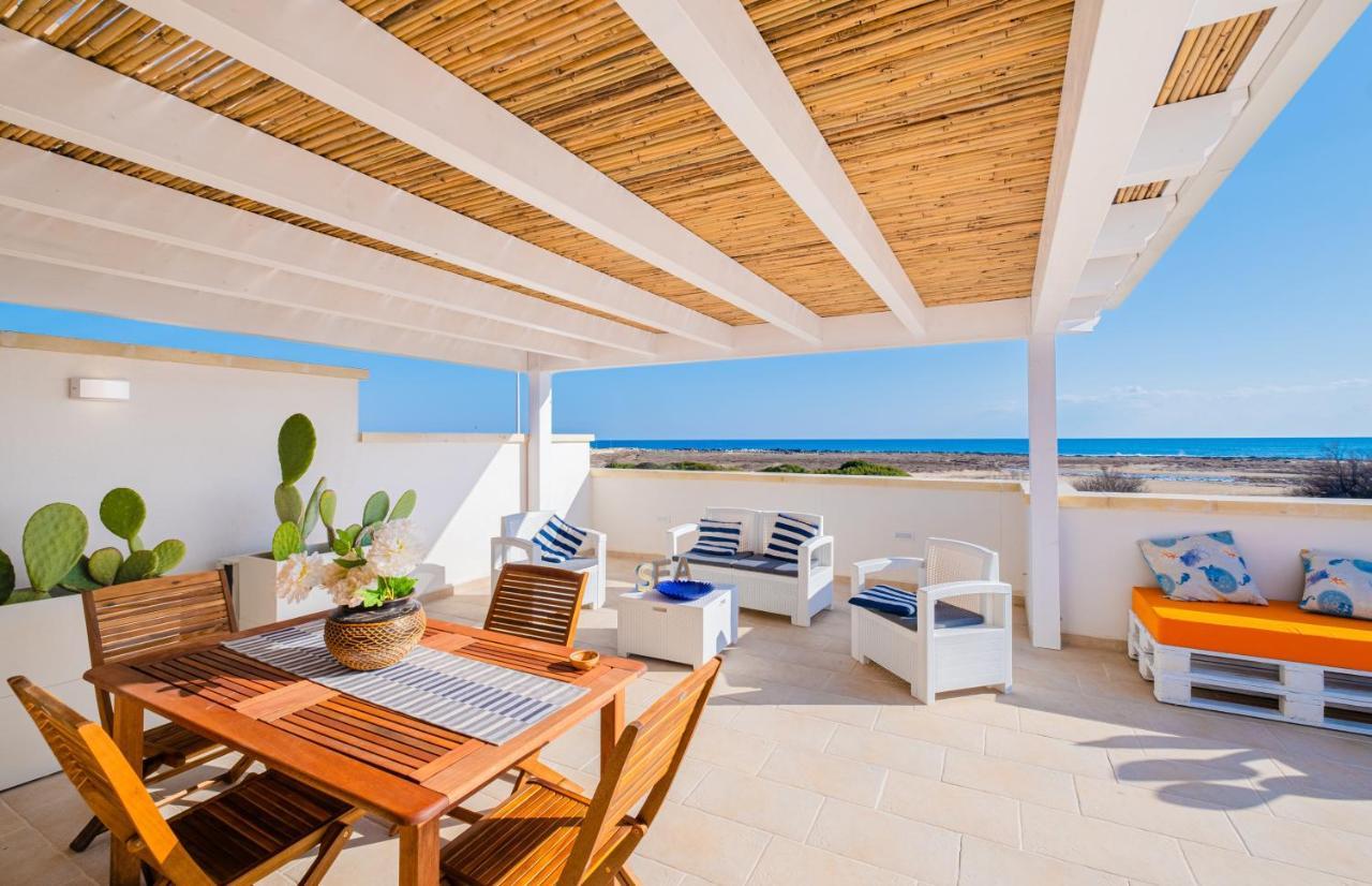 Villette Lux Fronte Spiaggia - Torre Pali Exteriér fotografie