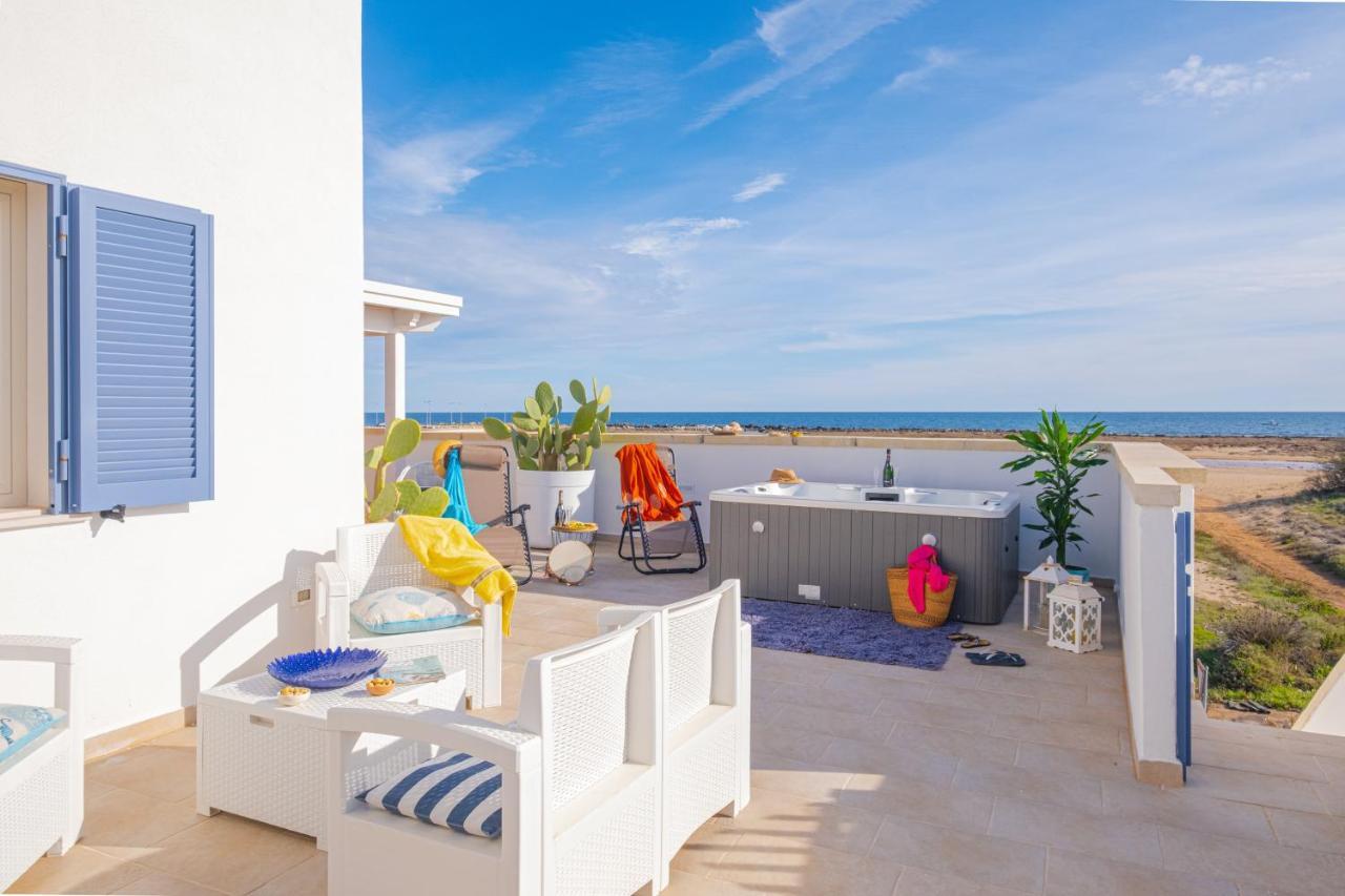 Villette Lux Fronte Spiaggia - Torre Pali Exteriér fotografie