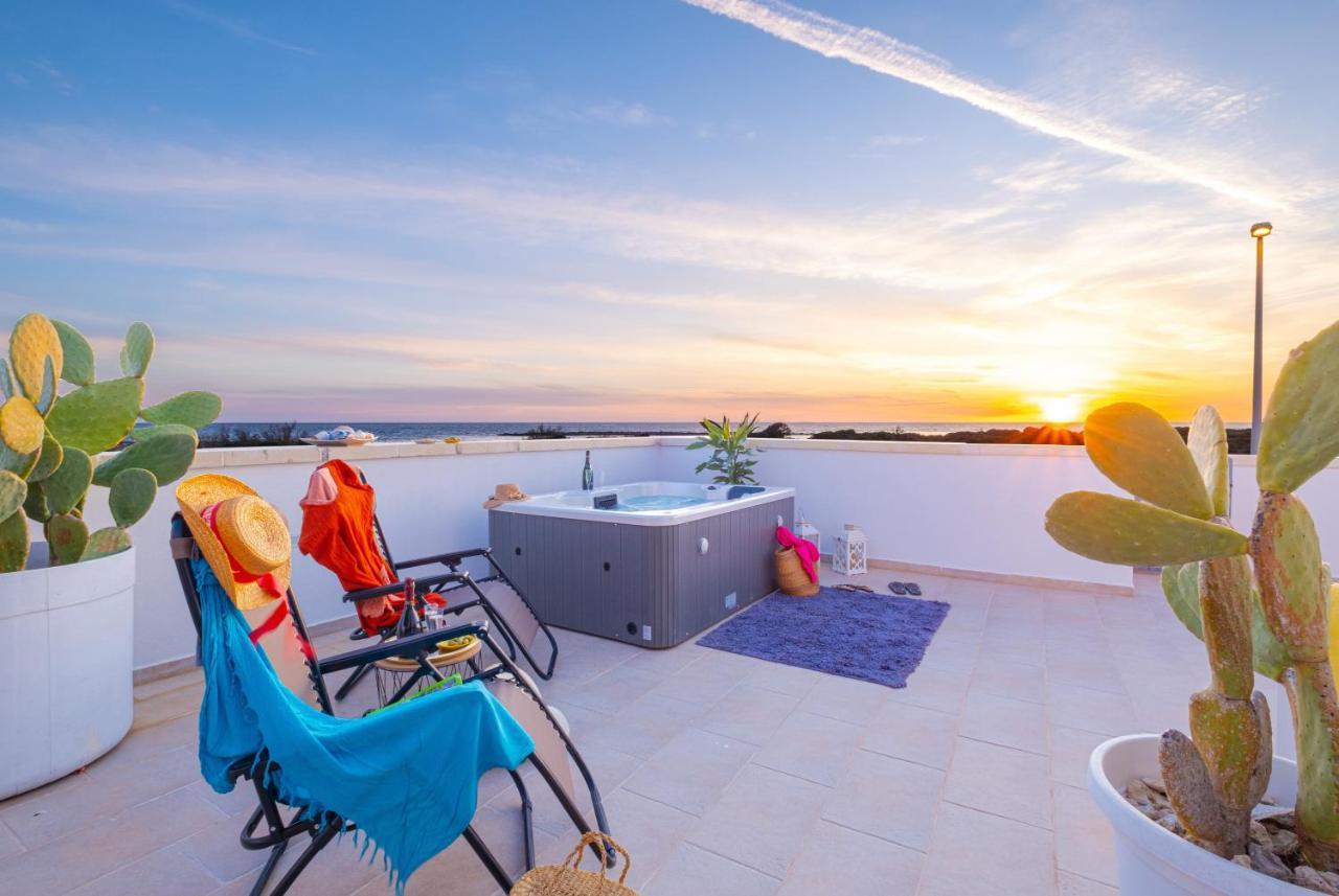 Villette Lux Fronte Spiaggia - Torre Pali Exteriér fotografie