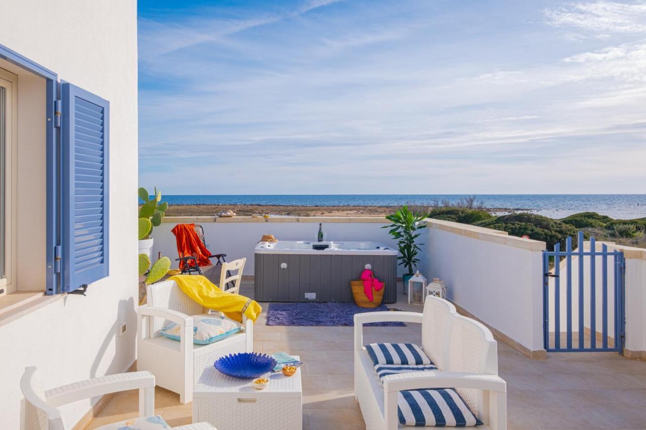 Villette Lux Fronte Spiaggia - Torre Pali Exteriér fotografie