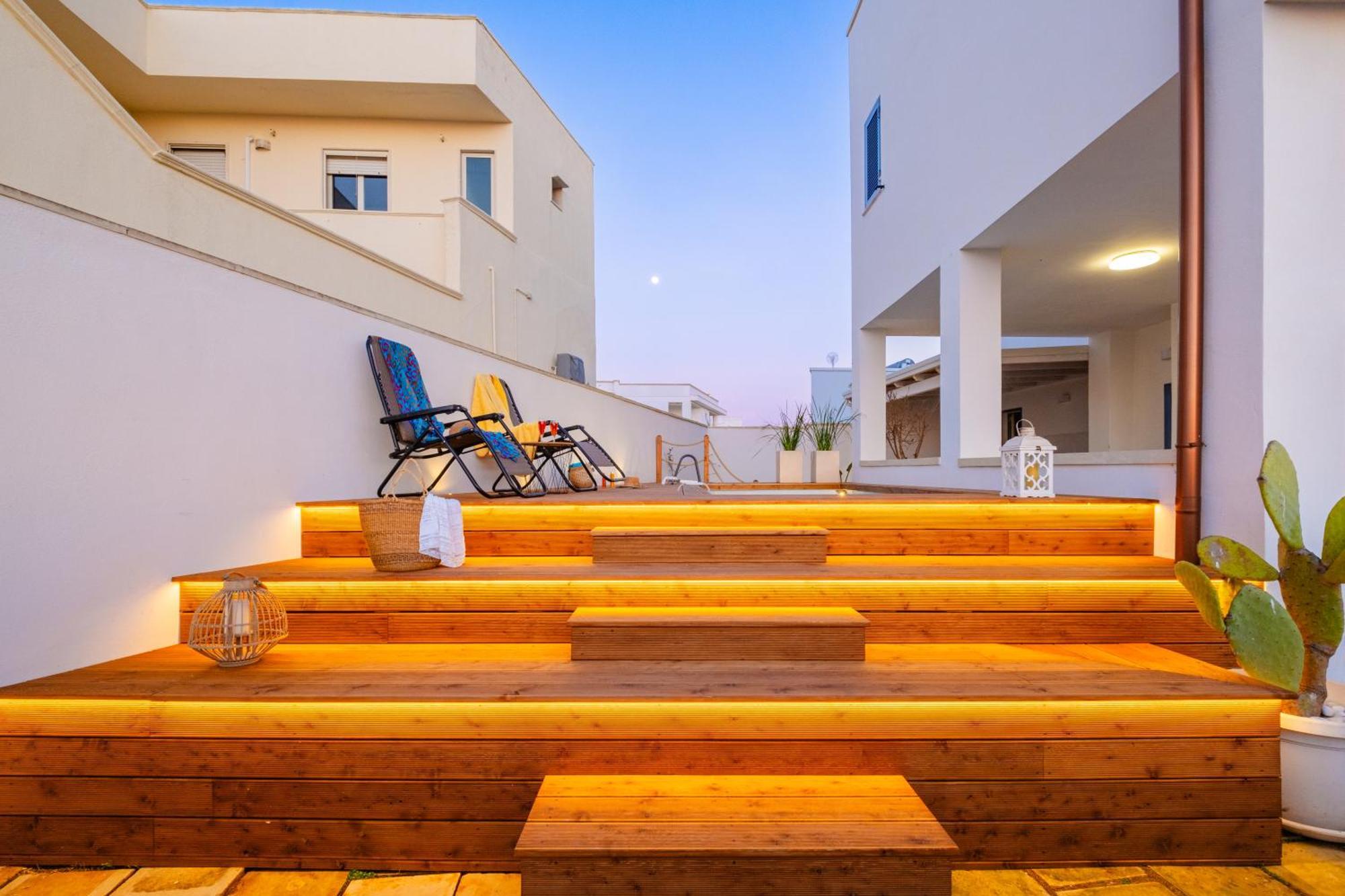 Villette Lux Fronte Spiaggia - Torre Pali Exteriér fotografie